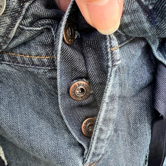 MING JEANS DISTRESSED DENIM SKIRT SIZE 4 - Picture 11 of 12